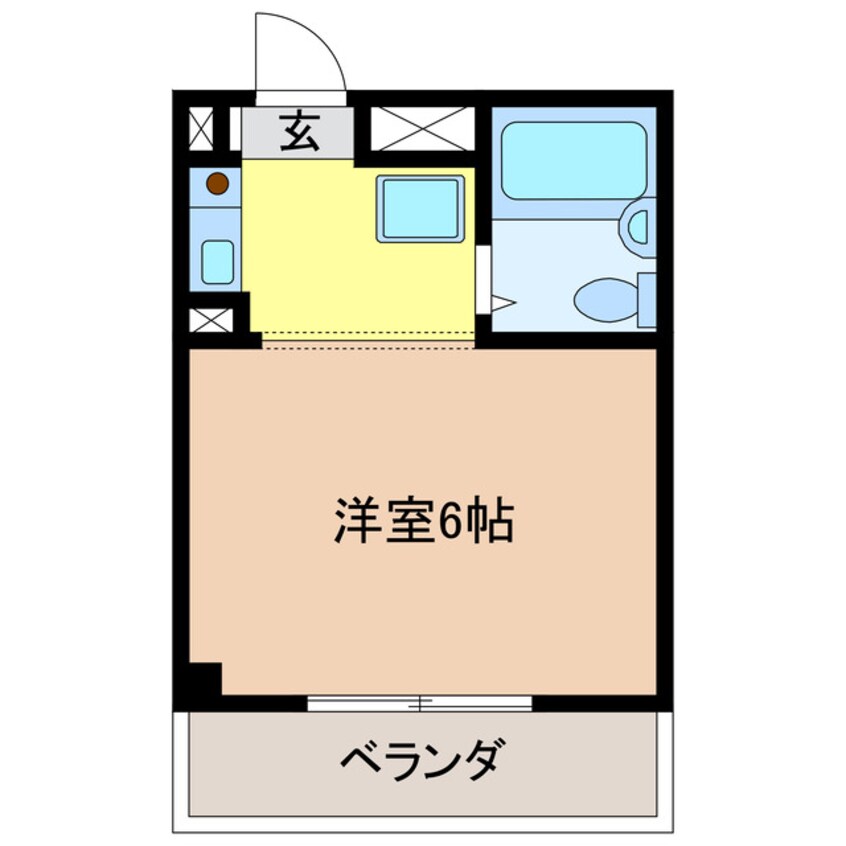 間取図 楽天地マンション