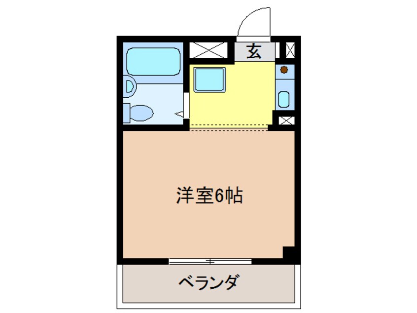 間取図 楽天地マンション