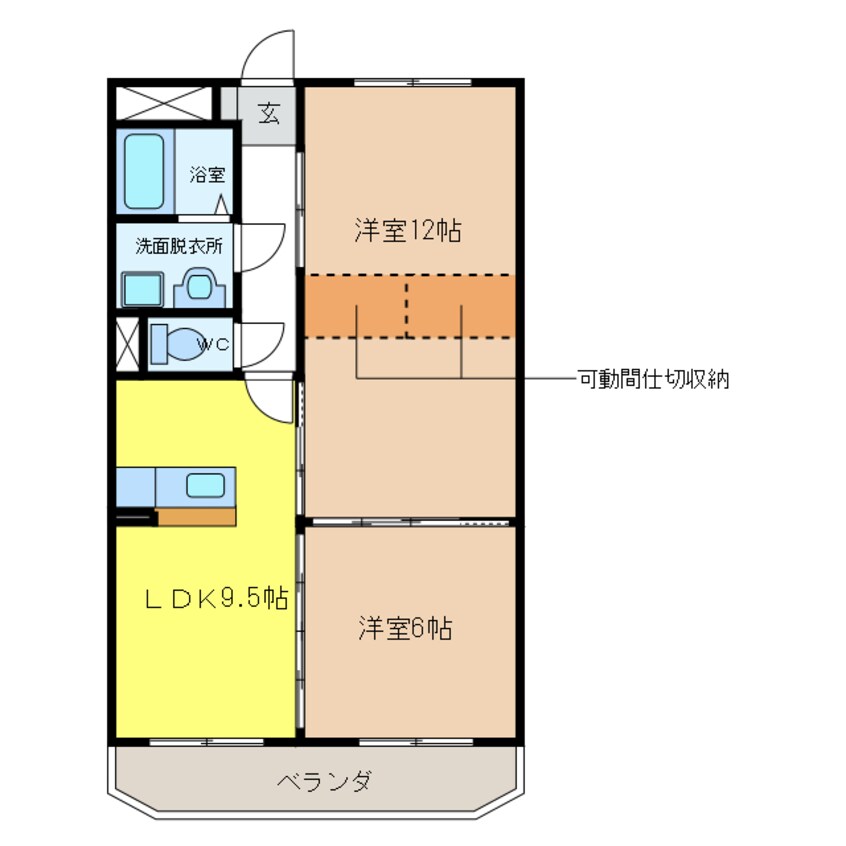 間取図 ア・ドリーム白金