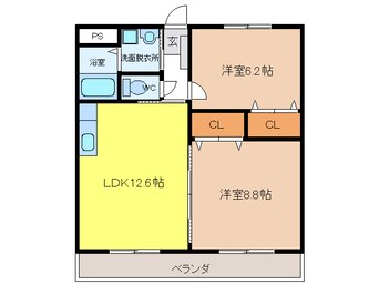 間取図 ドリームスペースはば