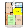 ア・ドリーム緑ヶ丘 3DKの間取り