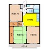 ア・ドリーム緑ヶ丘 3DKの間取り