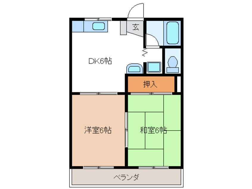 間取図 ハイツ早川