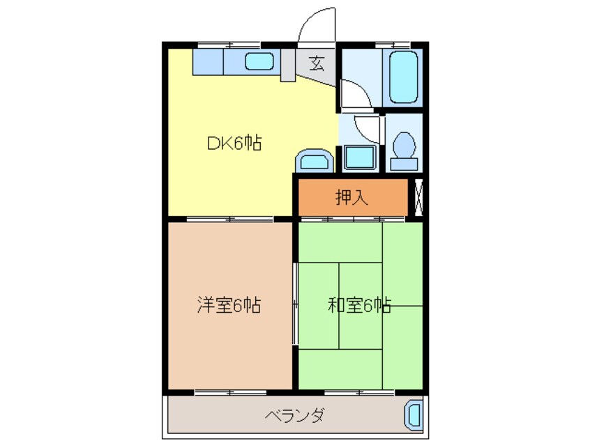 間取図 ハイツ早川