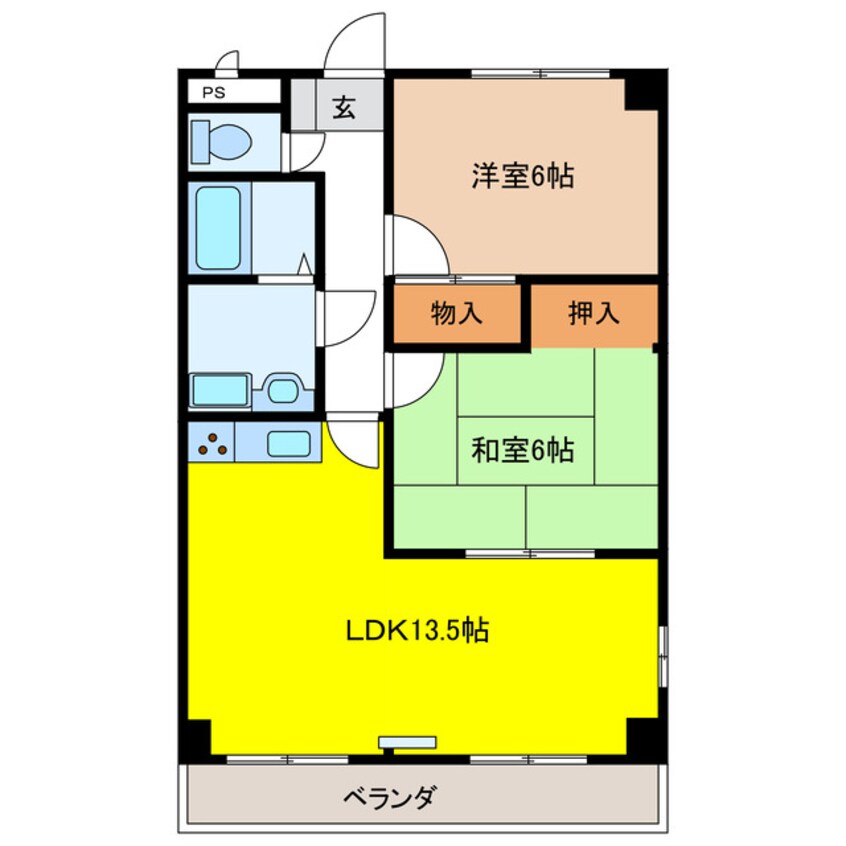 間取図 グレースコートⅡ