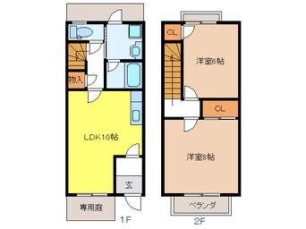 間取図 リジェールガーデンＡ・Ｂ