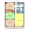 グリーンウッド金武 3LDKの間取り