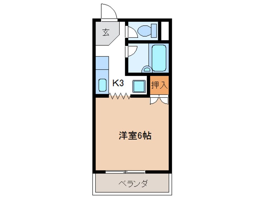 間取図 サープラスⅠ浜見