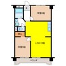 川村ビル 2LDKの間取り