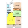 エステイタスKN-6 3LDKの間取り