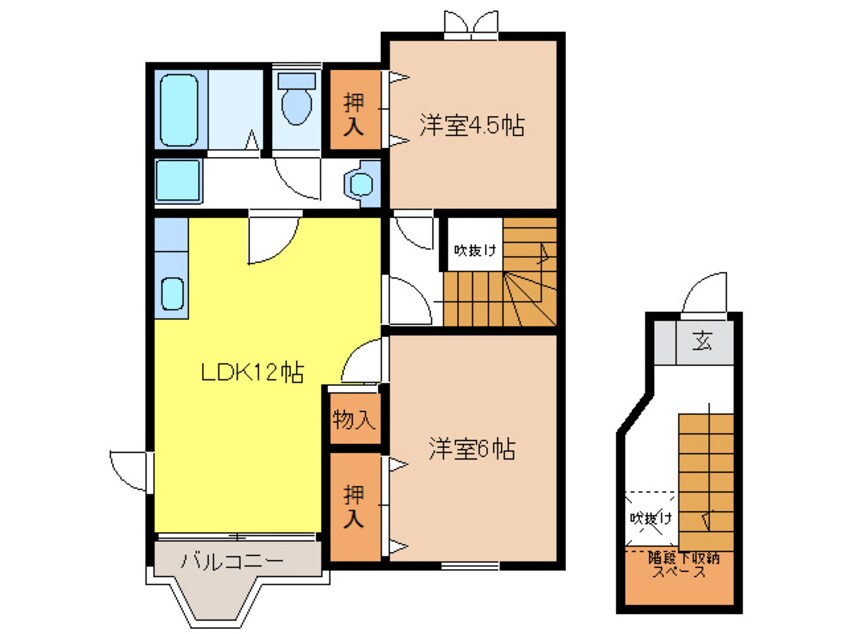 間取図 コンフォート各務原