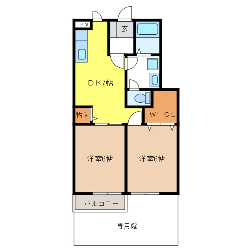 間取図 エスポワール（蘇原希望町）