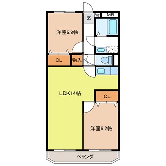 間取図 ア・ドリームＹＡＭＡＳＨＩＮ