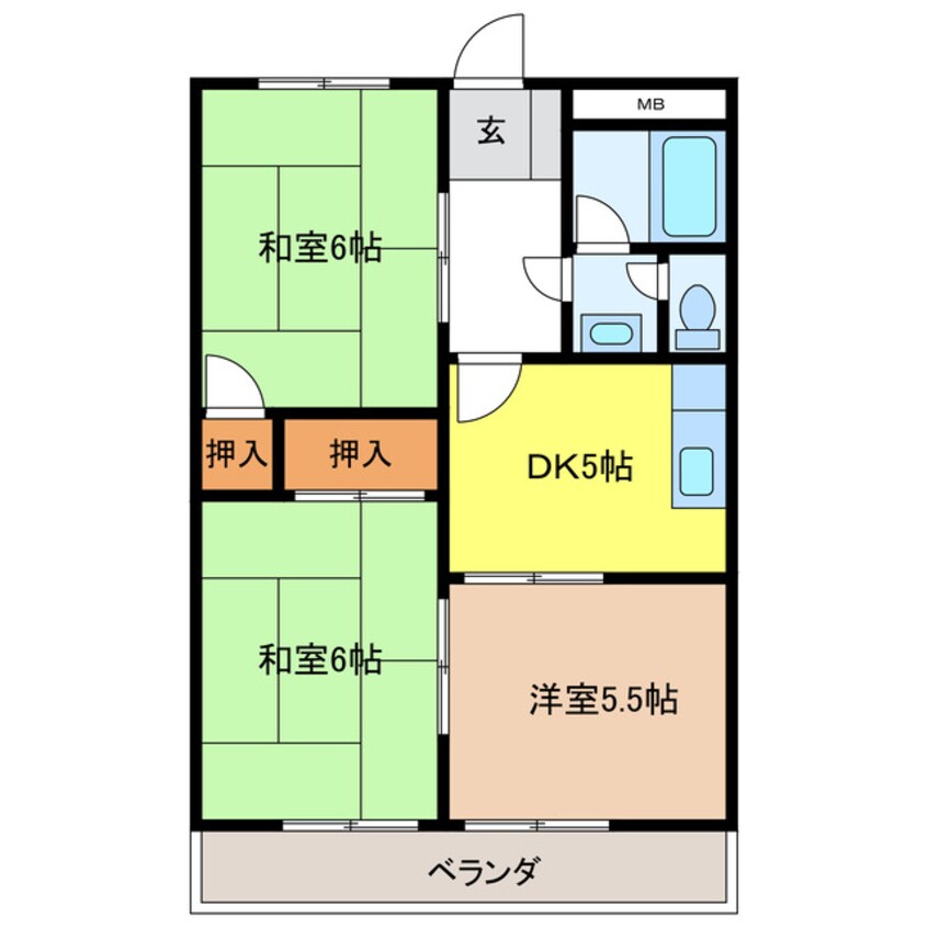 間取図 第一カザー後藤