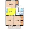 ME　MAISON青雲町 3DKの間取り