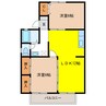 ME　MAISON青雲町 2LDKの間取り