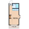 グリーンハイツ 1Rの間取り