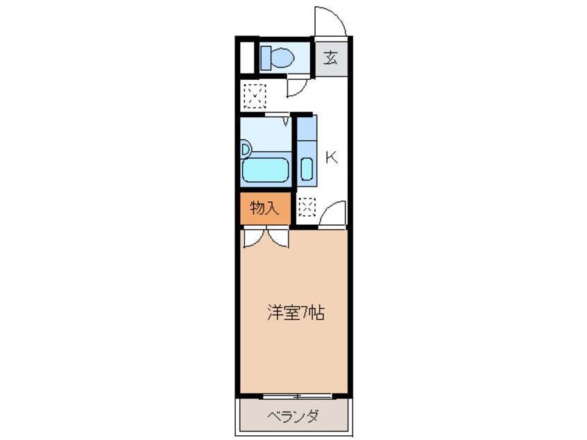 間取図 明和都市開発第2ビル