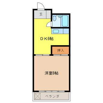 間取図 アシスト各務原マンション