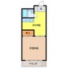アシスト各務原マンション 1DKの間取り