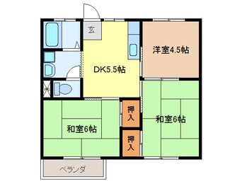 間取図 コーポヒロイ