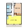 ベルグラースT 1LDKの間取り