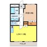 ベルグラースT 1LDKの間取り