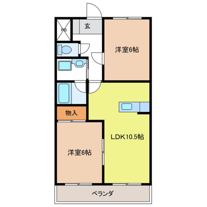 間取図 メゾンMA