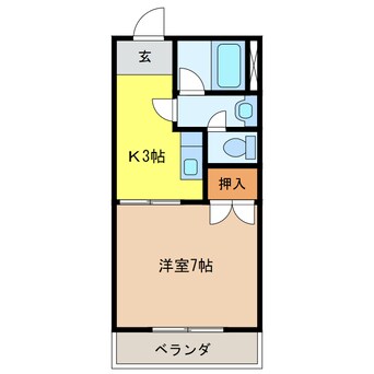 間取図 メゾン新栄Ⅱ