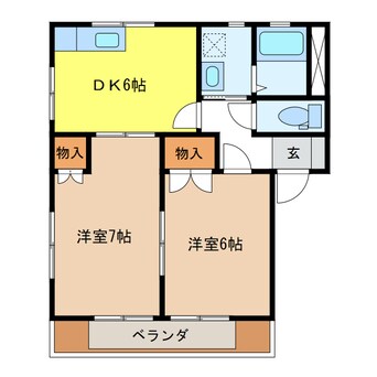 間取図 エステートピアU島田