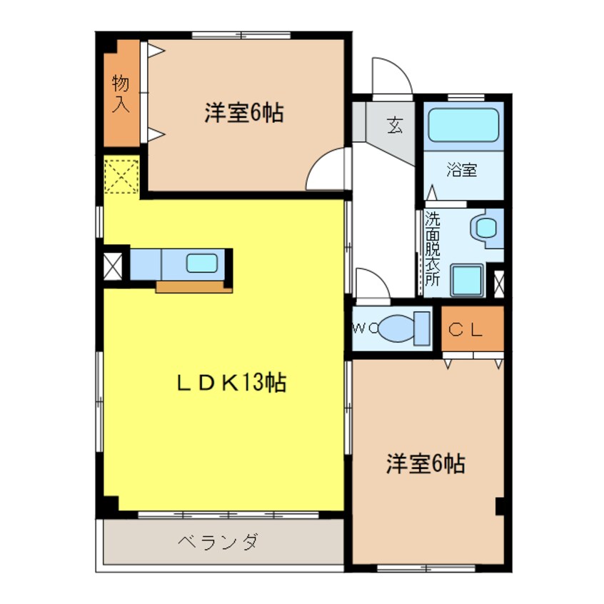 間取図 アルテール・カーサ