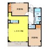 アルテール・カーサ 2LDKの間取り