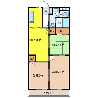 間取図 サンシャイン福野