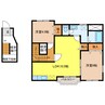 エステート川島 B 2LDKの間取り