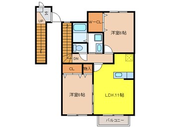 間取図 ファミールひろい