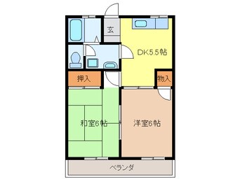 間取図 コーポ春里