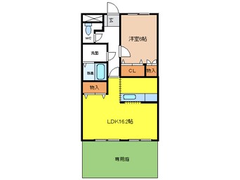 間取図 オークヴィレッヂ21　弐番館