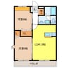 エレシームスクエア 2LDKの間取り