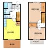 グレイス三ツ池 2LDKの間取り
