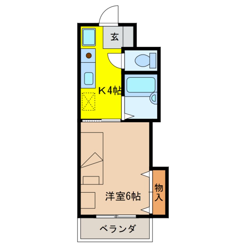 間取図 ア・ドリームかしあげⅠ