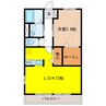 クレア柄山 1LDKの間取り