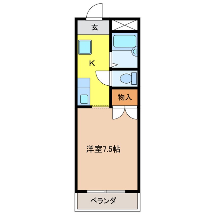 間取図 ベルトップⅠ