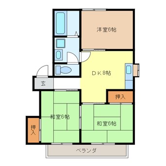 間取図 サントピア新栄