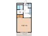 プロニティー16 1Kの間取り