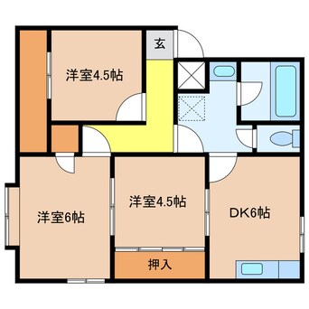 間取図 プリンセス石山