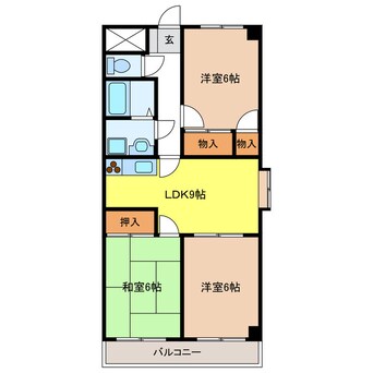 間取図 トマトハイツ