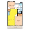 East　PARK　PLACE 2LDKの間取り