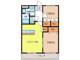 間取図 SunnyCourt城東