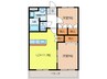 SunnyCourt城東 2LDKの間取り