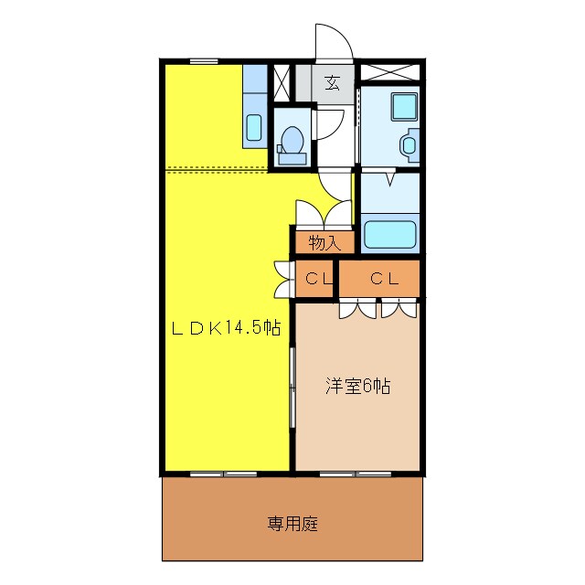 間取り図 グリーンコート(前野町)